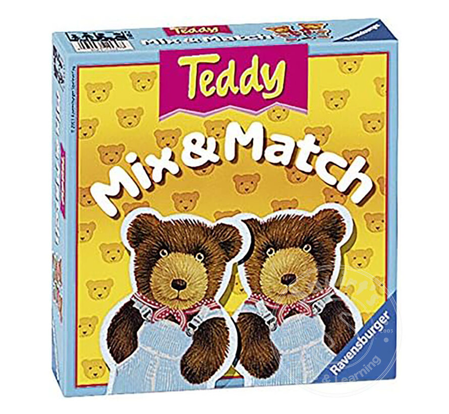 Teddy Mix & Match Memory Game