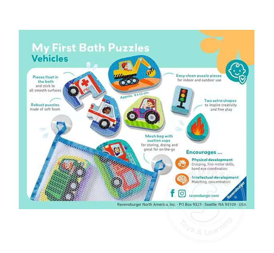 Bath Puzzles - Vehicles