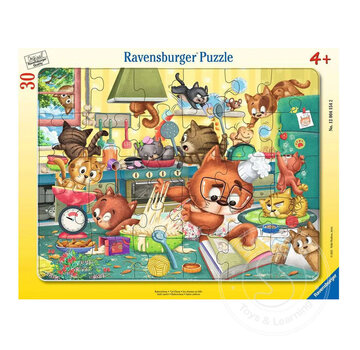 Ravensburger Ravensburger Cat Chaos 30 Pc Frame Tray Puzzle