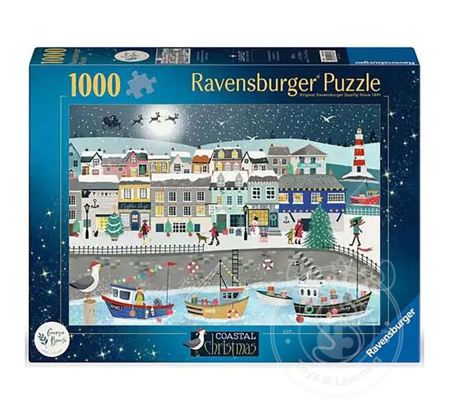 Ravensburger Coastal Christmas Puzzle 1000pcs