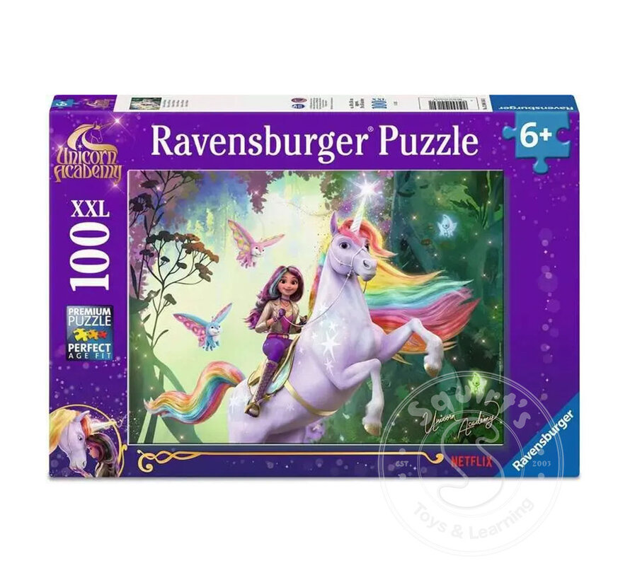 Ravensburger Unicorn Academy Puzzle 100pcs XXL