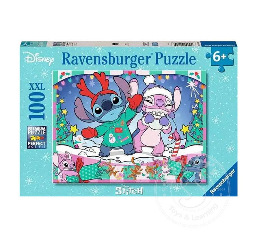 Ravensburger Disney Stitch Christmas Puzzle 100pcs XXL