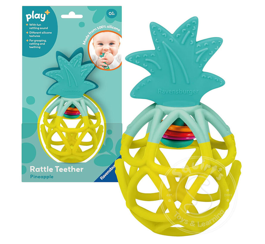 FINAL SALE Rattle Teether: Pineapple (Damaged Package Only)
