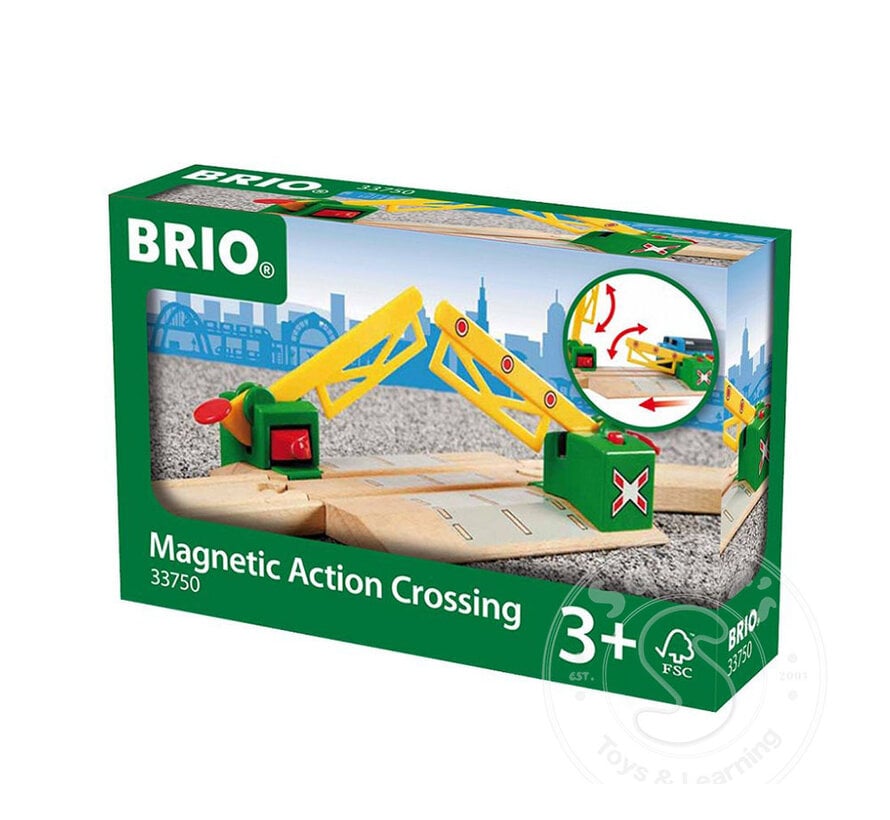FINAL SALE Brio Magnetic Action Crossing (Damaged Box Only)