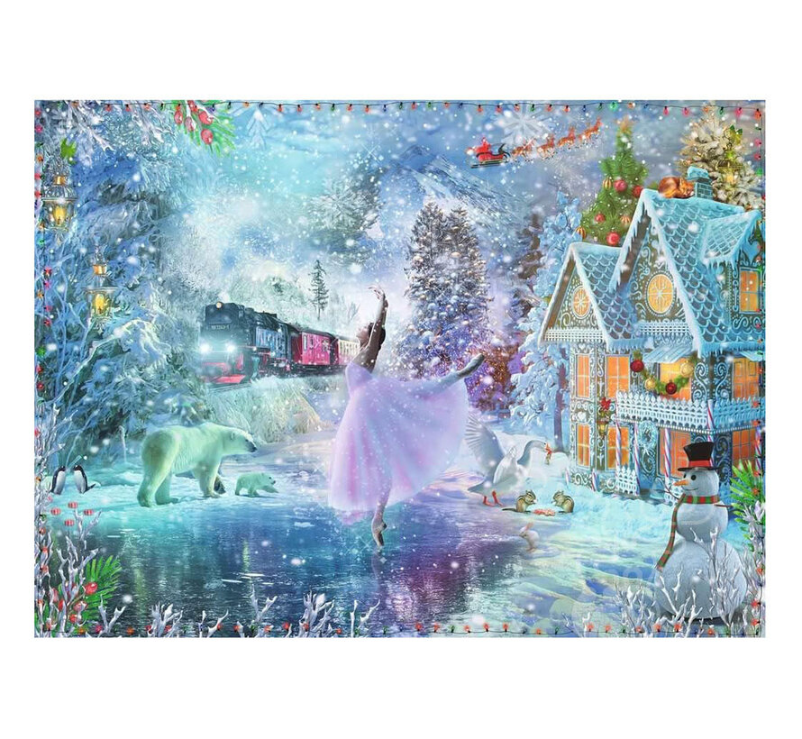 FINAL SALE Ravensburger Winter Wonderland Puzzle 300pcs XXL (Damaged Box Only)