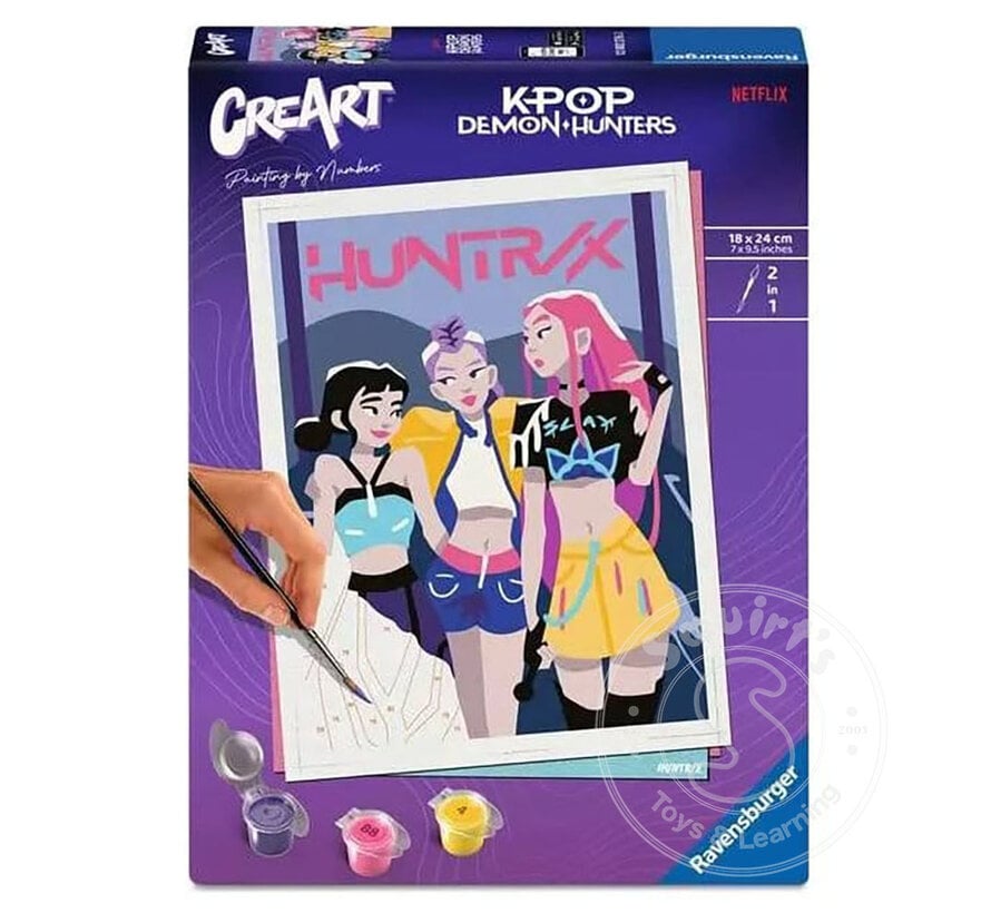 CreArt Paint by Numbers -  KPop Demon Hunters (HUNTR/X )