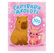 Klutz Sticker Best Friends: Capybara and Axolotl