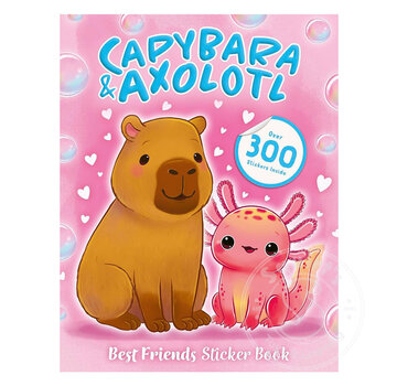 Klutz Sticker Best Friends: Capybara and Axolotl