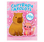 Sticker Best Friends: Capybara and Axolotl