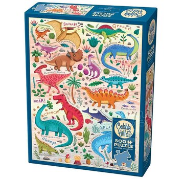 Cobble Hill Puzzles Cobble Hill Rawr! Puzzle 500pcs