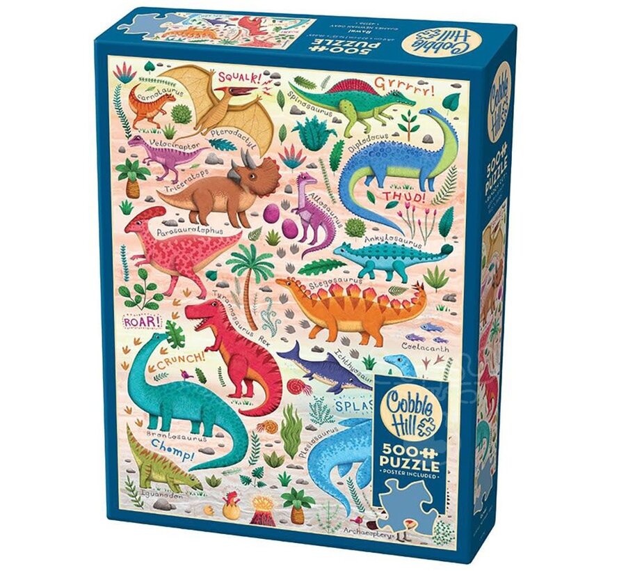 Cobble Hill Rawr! Puzzle 500pcs