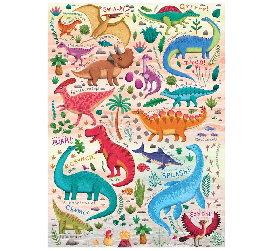 Cobble Hill Rawr! Puzzle 500pcs