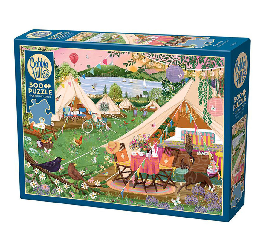 Cobble Hill Glamping Puzzle 500pcs