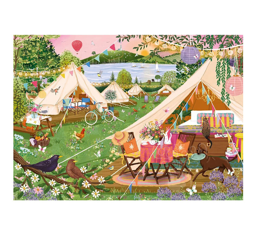 Cobble Hill Glamping Puzzle 500pcs