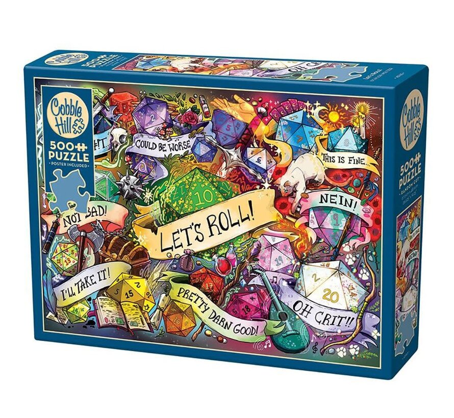 Cobble Hill Let's Roll! Puzzle 500pcs