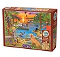 Cobble Hill Camping at Sunset Cove Easy Handling Puzzle 275pcs
