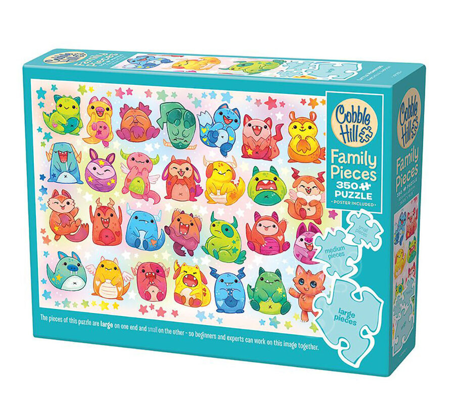 Cobble Hill Little Monsters Family Puzzle 350pcs