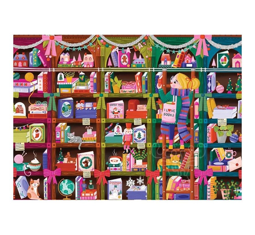 Cobble Hill Holiday Browsing Puzzle 500pcs