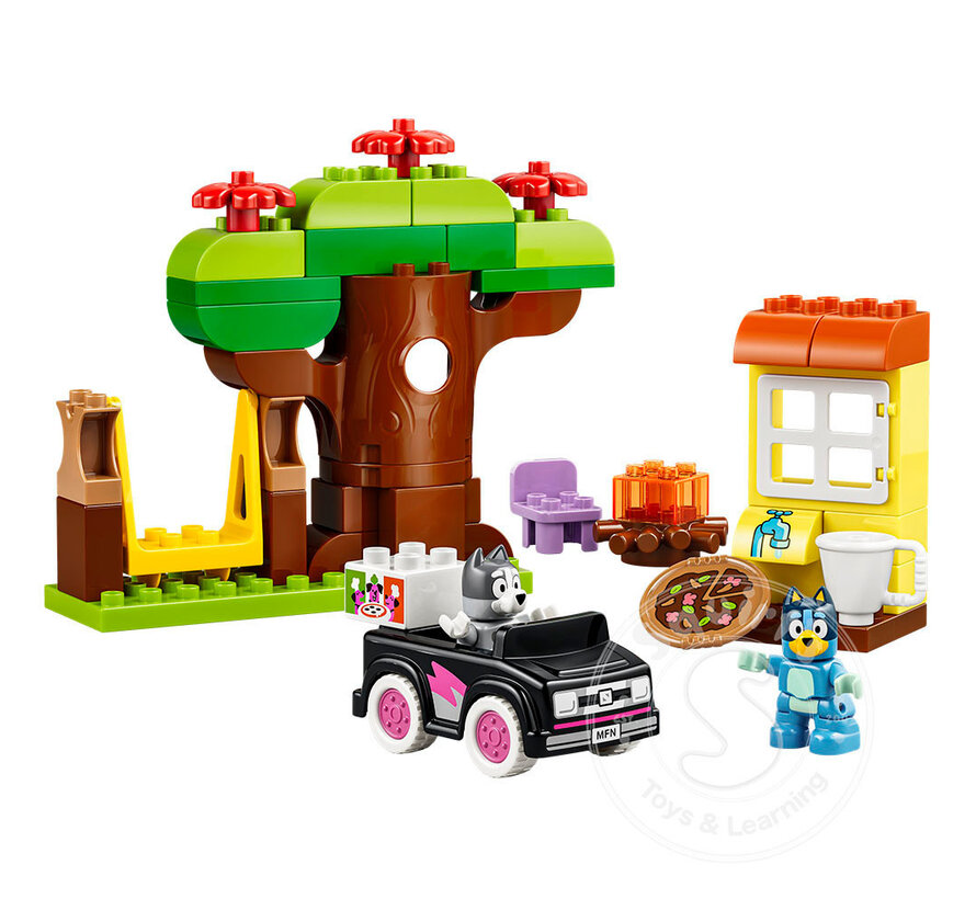 LEGO® DUPLO® Pizza Girls with Muffin and Bluey