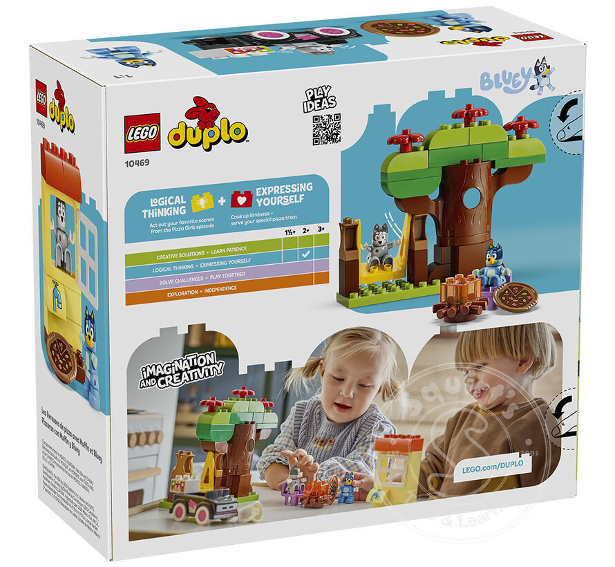 LEGO® DUPLO® Pizza Girls with Muffin and Bluey