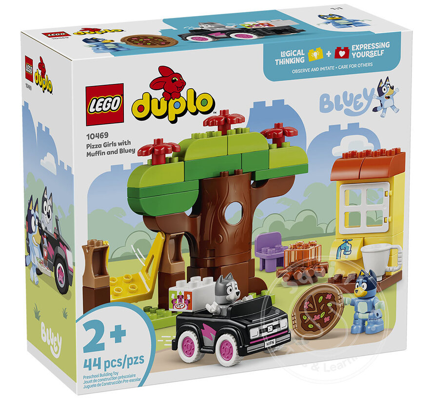 LEGO® DUPLO® Pizza Girls with Muffin and Bluey