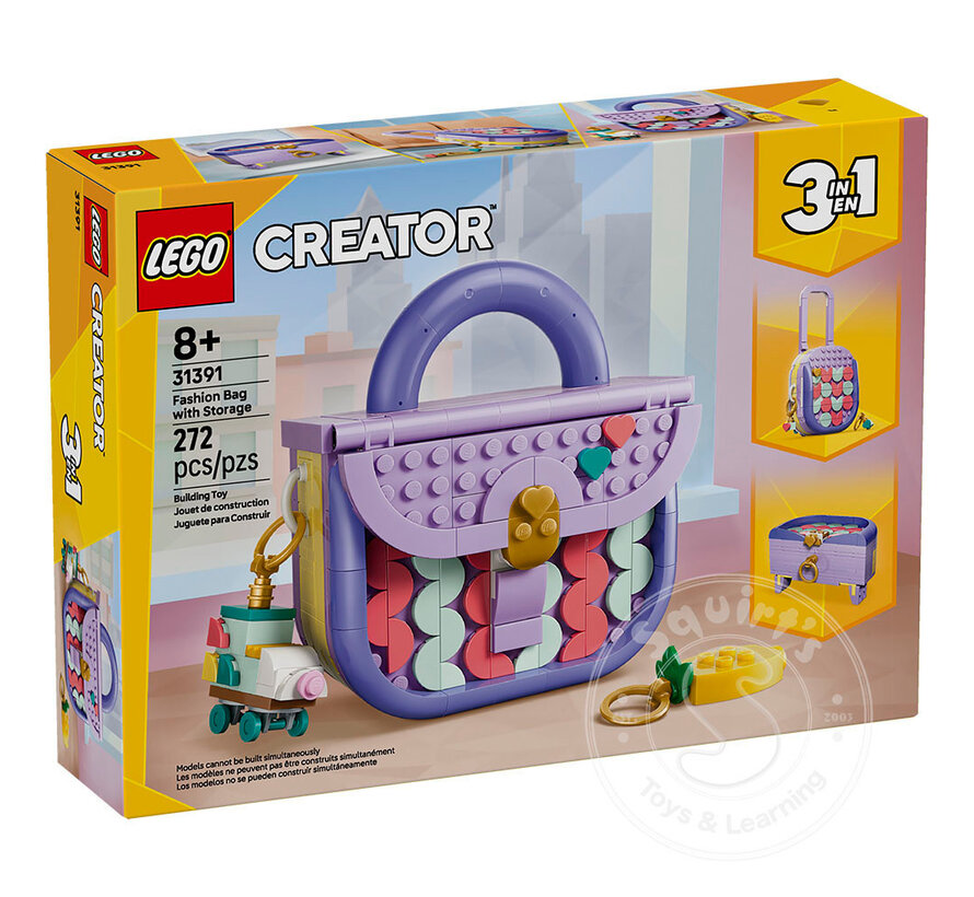 LEGO® Creator 3-in-1 Art Fashion Bag with Storage