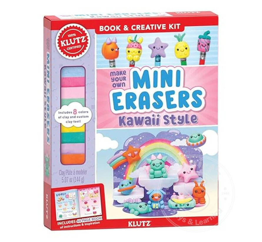 Klutz Make Your Own Mini Erasers Kawaii Style