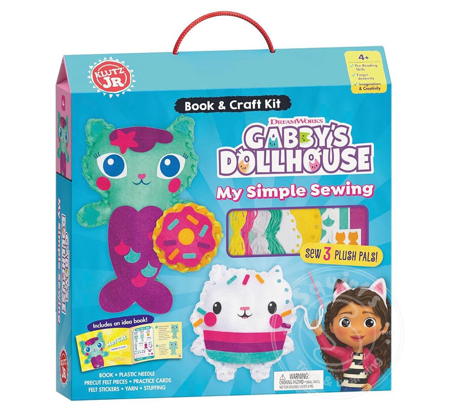 Klutz JR Gabby's Dollhouse My Simple Sewing
