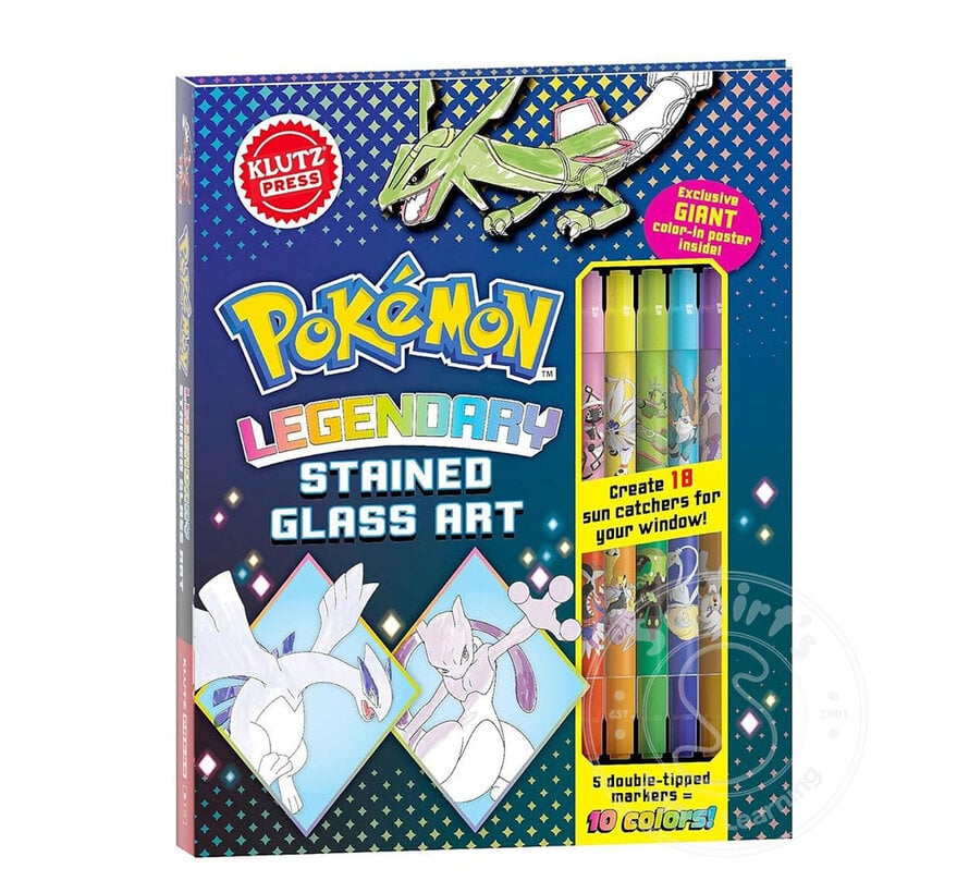 Klutz Pokémon Legendary Stained Glass
