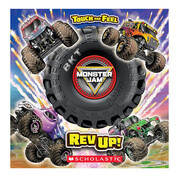 Scholastic Monster Jam: Rev Up! A Touch-and-Feel Book
