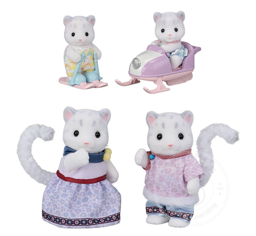 Calico Critters Snow Leopard Family