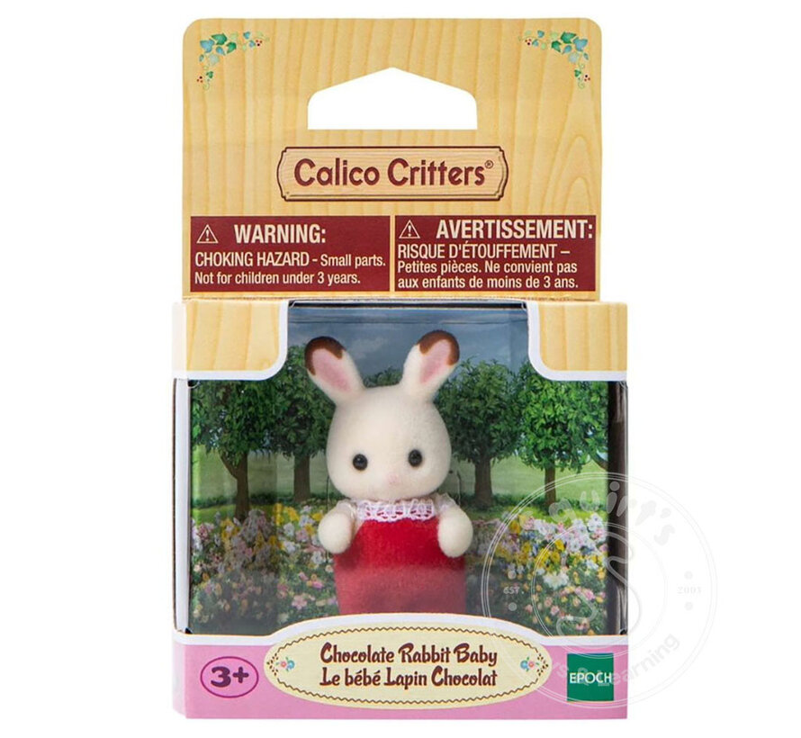 Calico Critters Chocolate Rabbit Baby