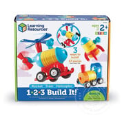 Learning Resources FINAL SALE 1-2-3 Build It! Rocket-Train-Helicopter (Damaged Box)