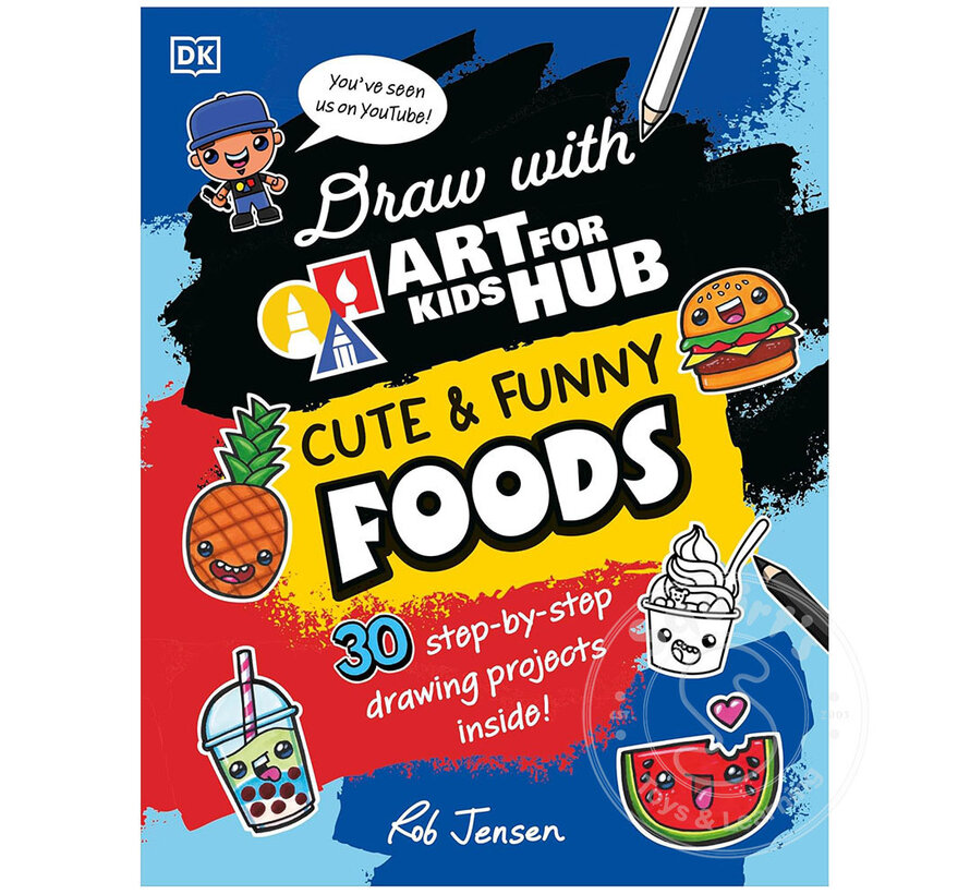 Draw with Art for Kids Hub: Cute and Funny Foods