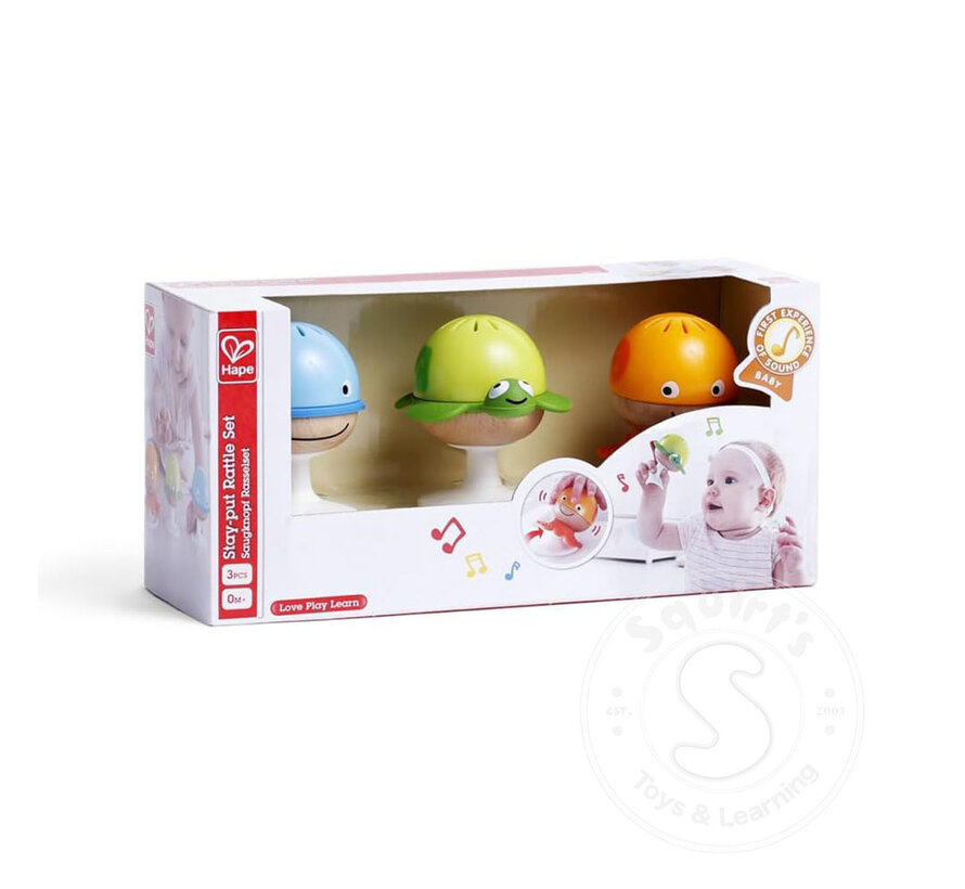 Hape Stay-put Rattle Set