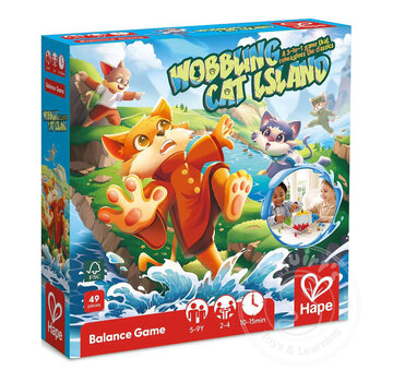 Hape Hape Wobbling Cat Island 3-in-1 Game