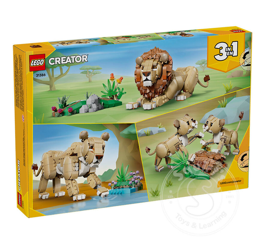 LEGO® Creator 3-in-1 Wild Animals: Majestic Lion
