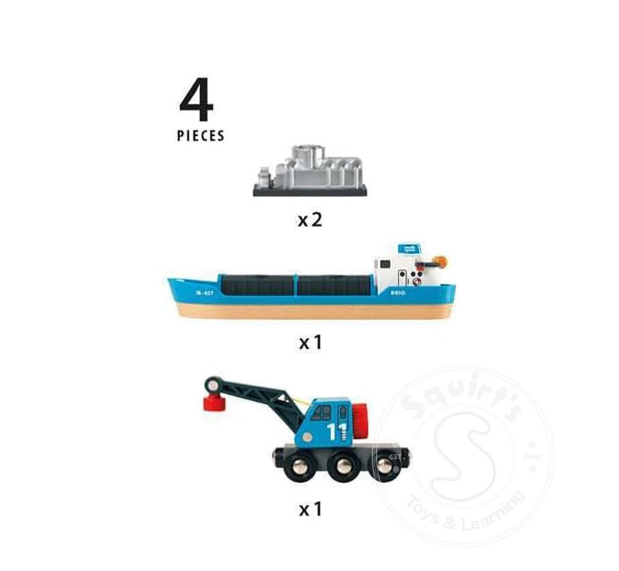Brio Freight Ship and Crane