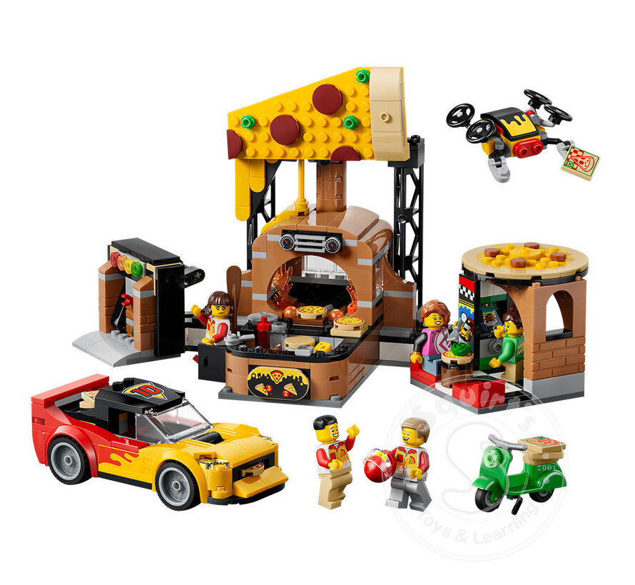 LEGO® City Pizza Delivery Experience with Vehicles