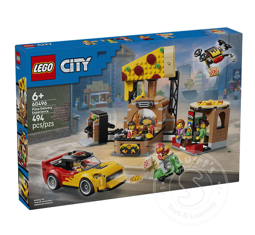LEGO® City Pizza Delivery Experience with Vehicles