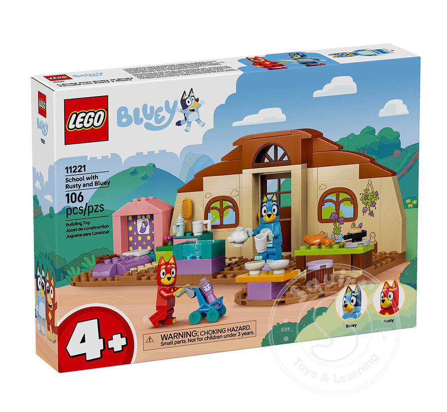 LEGO® 4+ School with Rusty and Bluey
