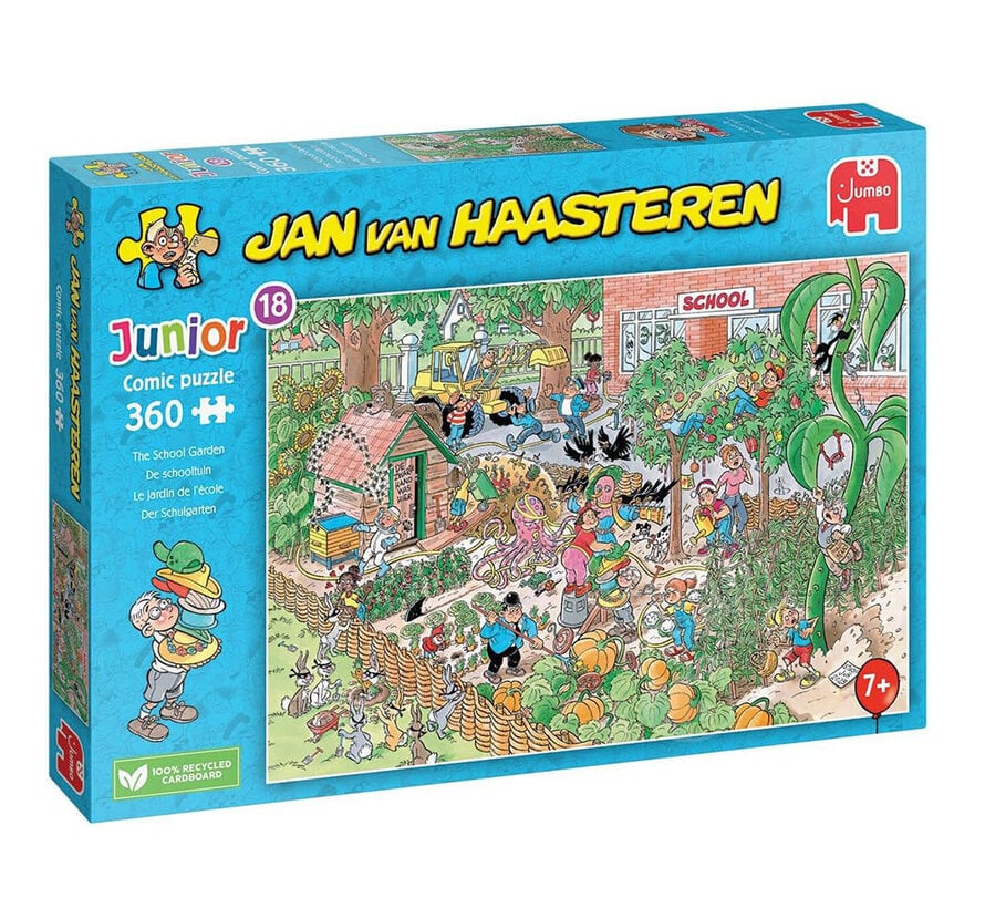 Jumbo Jan van Haasteren Junior #18 The School Garden Puzzle 360pcs