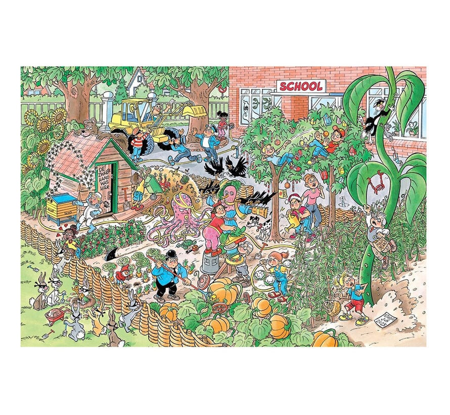 Jumbo Jan van Haasteren Junior #18 The School Garden Puzzle 360pcs