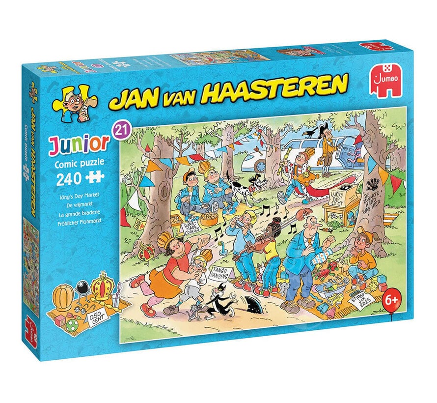 Jumbo Jan van Haasteren Junior #21 King's Day Market 240pcs