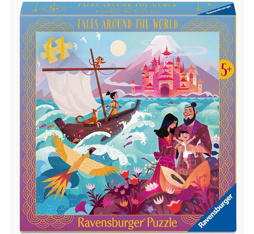 Ravensburger Momotarō, the Peach Boy Puzzle 64pcs