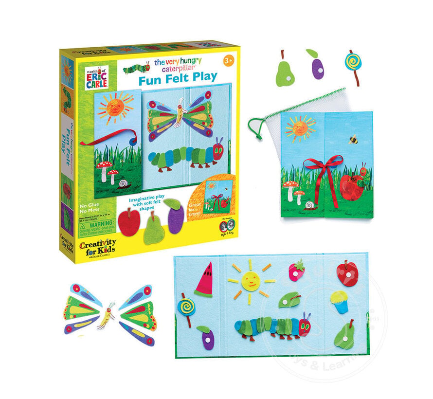 FINAL SALE Creativity The Very Hungry Caterpillar Fun Felt Play - Damaged Box