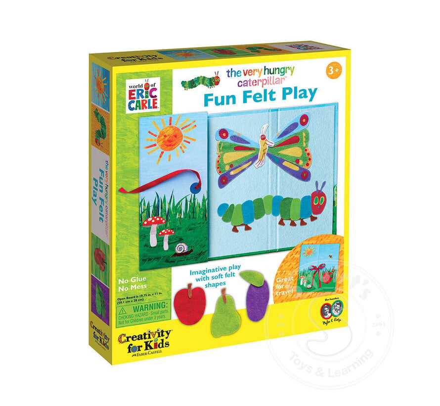 FINAL SALE Creativity The Very Hungry Caterpillar Fun Felt Play - Damaged Box