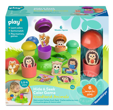 Play+ FINAL SALE: Colour Game: Woodland Animals - Dented Box