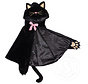Great Pretenders Cat Cuddle Cape, Black (Size 2-3)