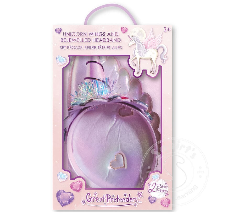 Great Pretenders Moonbeam Alicorn Headband & Wings